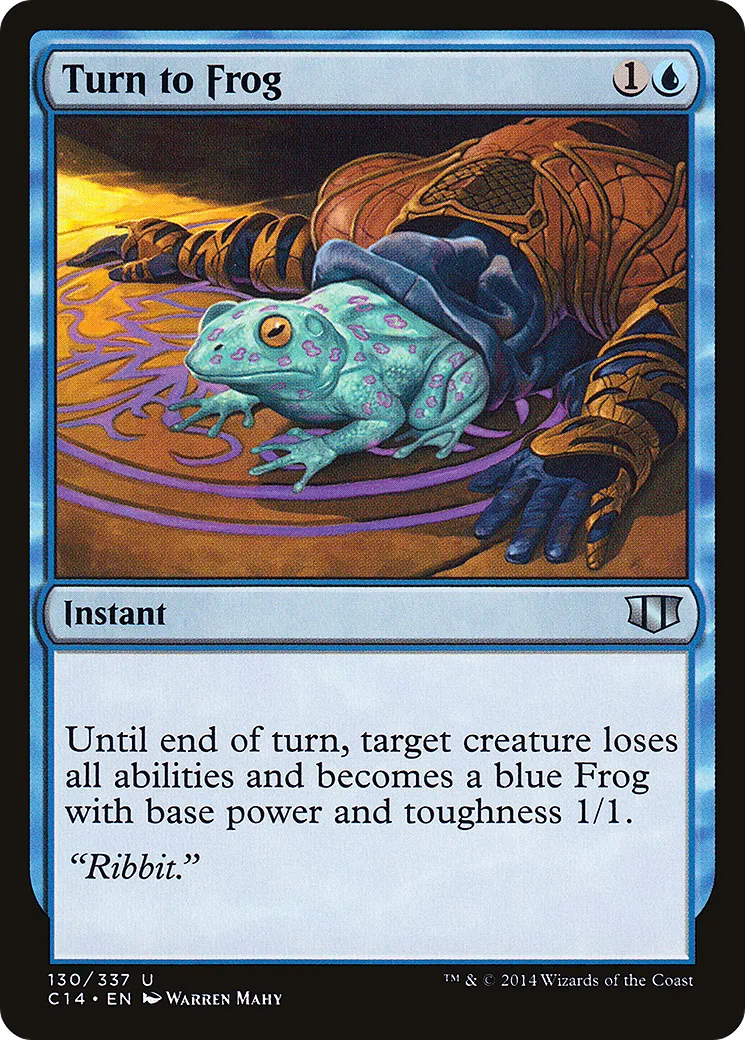 Turn to Frog — Commander 2014 — Magic: The Gathering