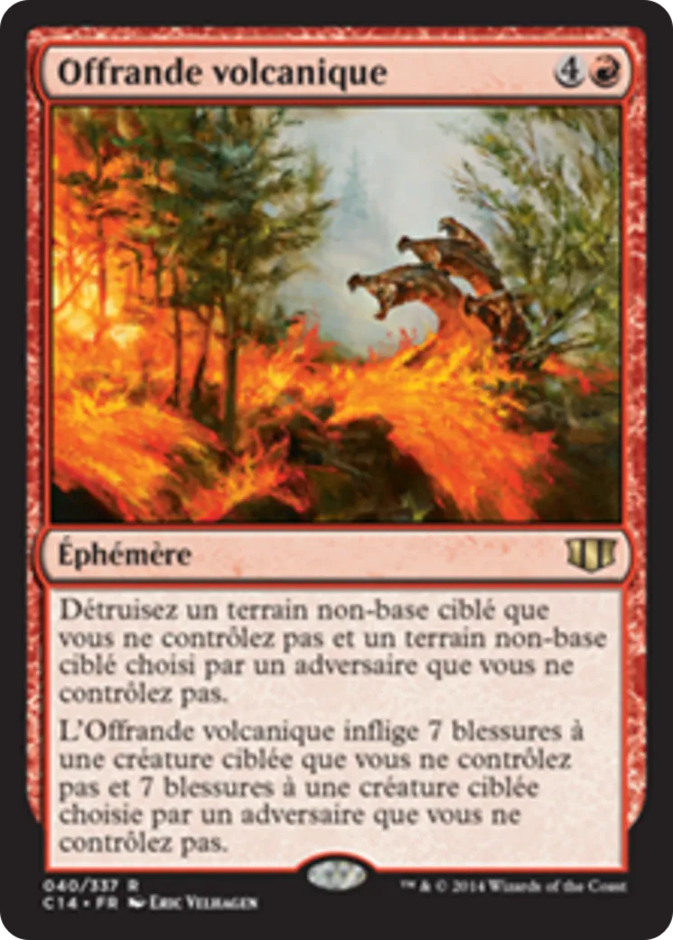 Offrande volcanique — Commander 2014 — Magic: The Gathering