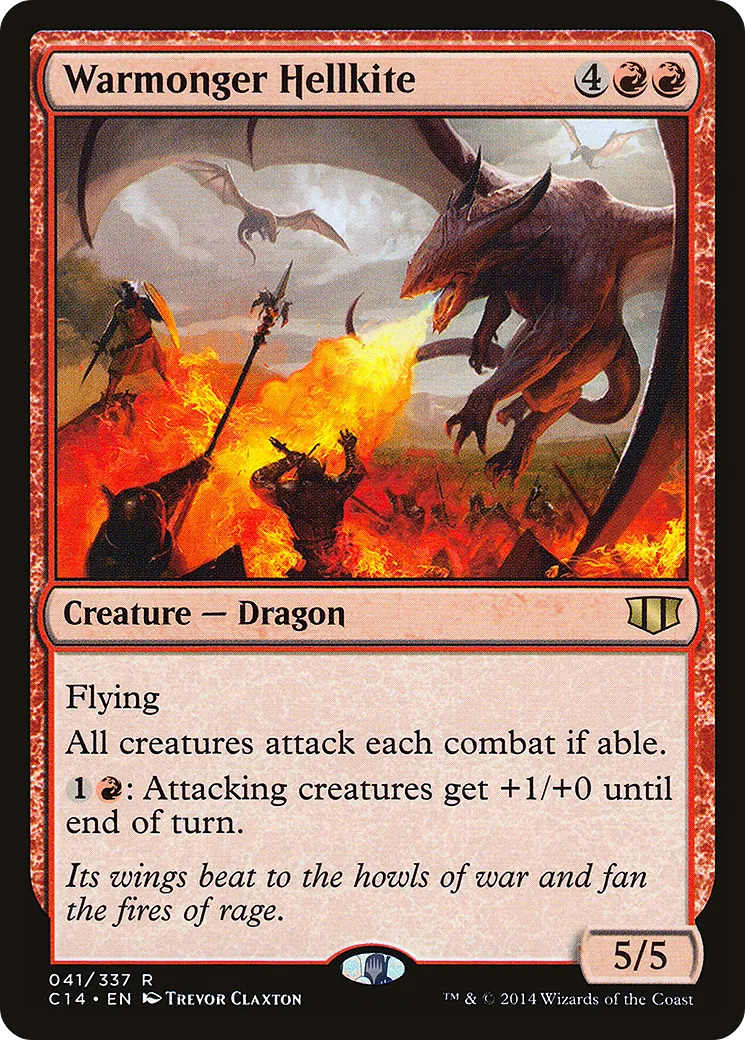 Warmonger Hellkite from Commander 2014 - Magic: The Gathering