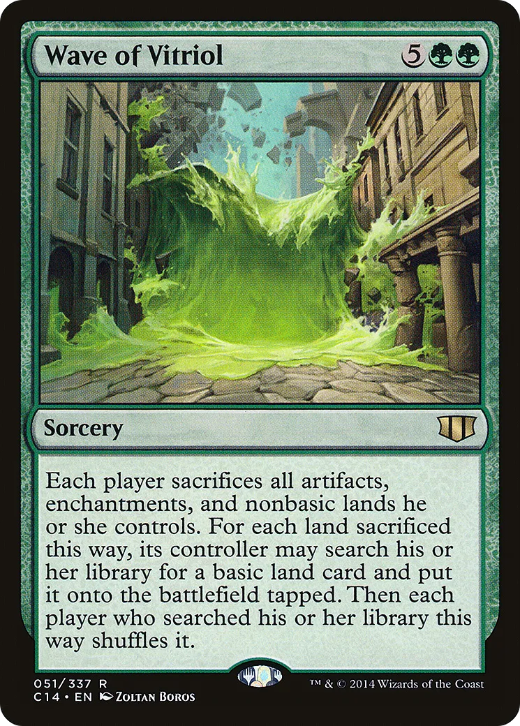 Wave of Vitriol — Commander 2014 — Magic: The Gathering