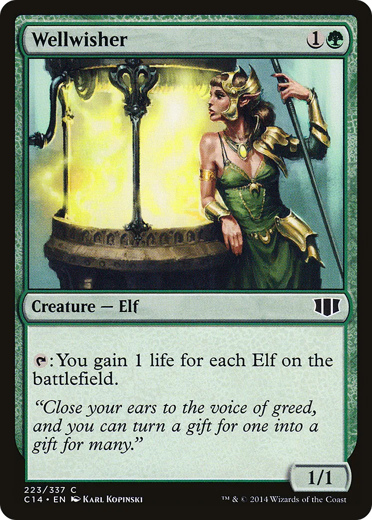 Wellwisher — Commander 2014 — Magic: The Gathering