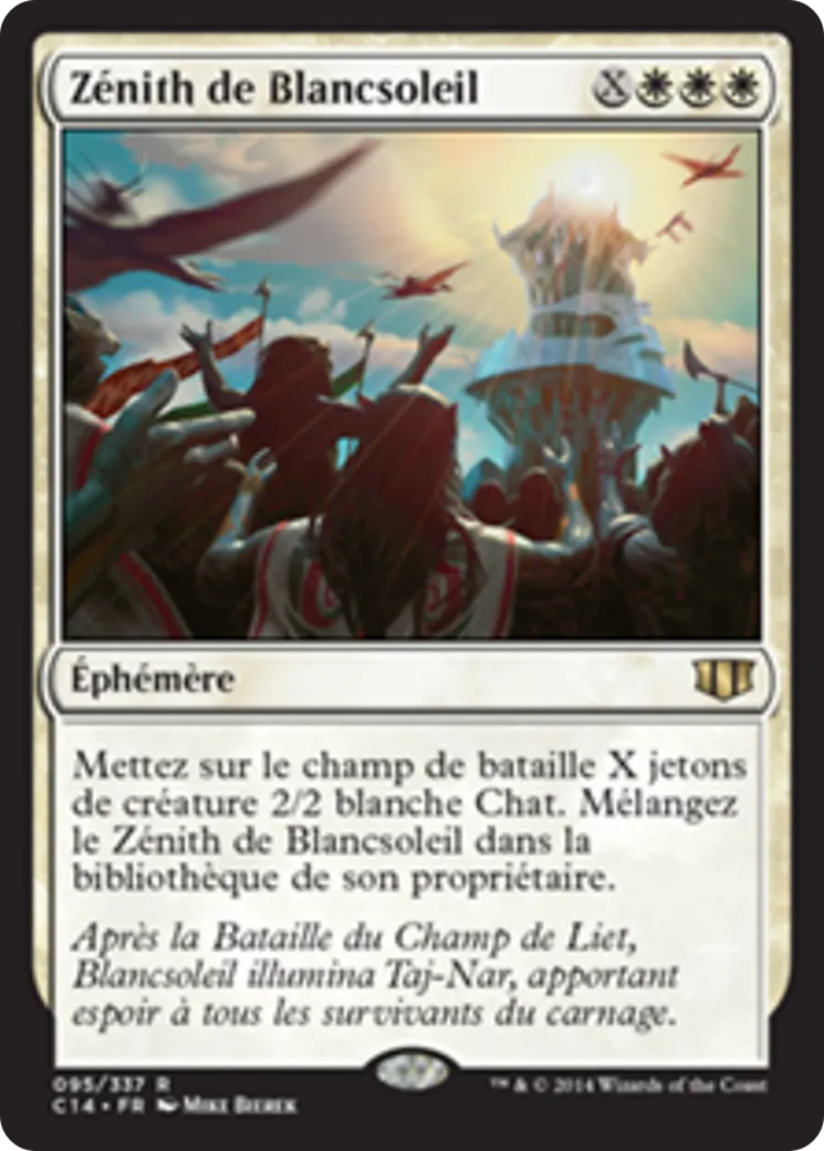 Zénith de Blancsoleil — Commander 2014 — Magic: The Gathering