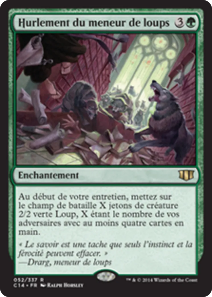 Hurlement du meneur de loups — Commander 2014 — Magic: The Gathering