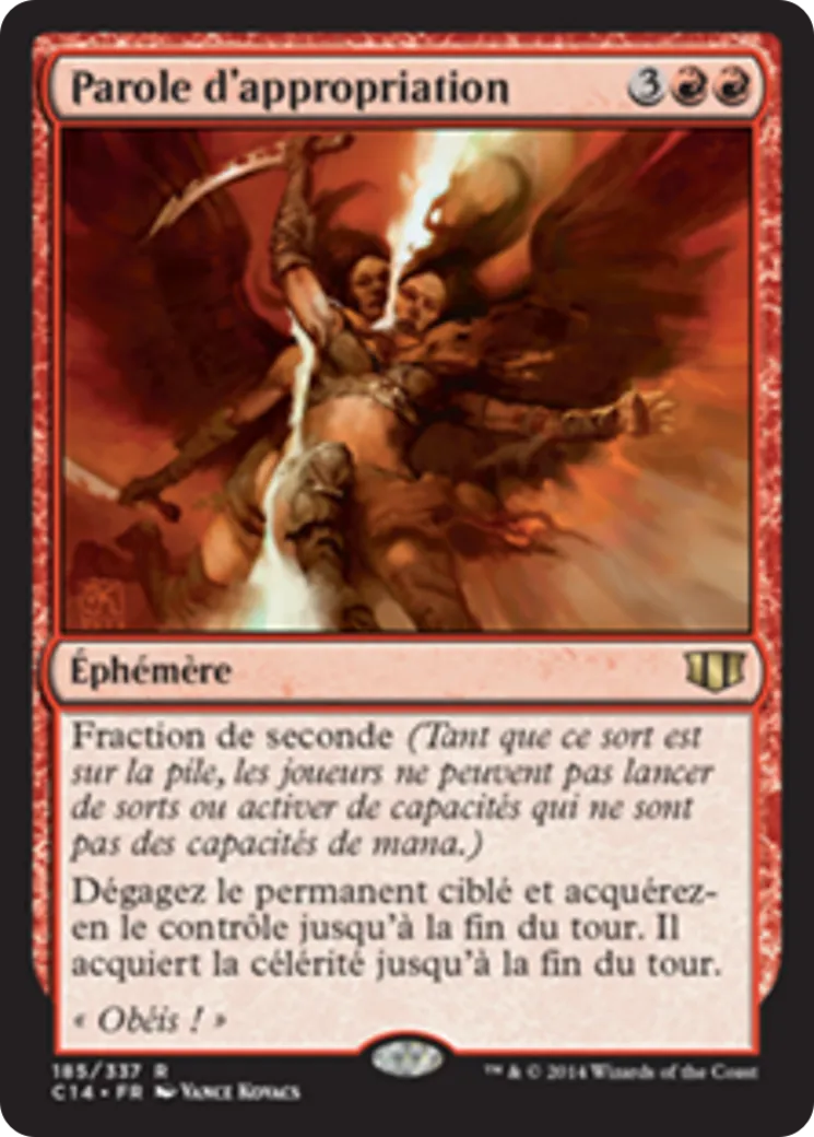 Parole d'appropriation — Commander 2014 — Magic: The Gathering