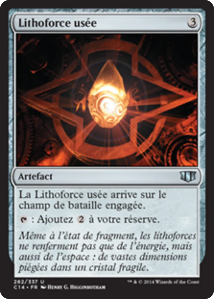 Lithoforce usée — Commander 2014 — Magic: The Gathering