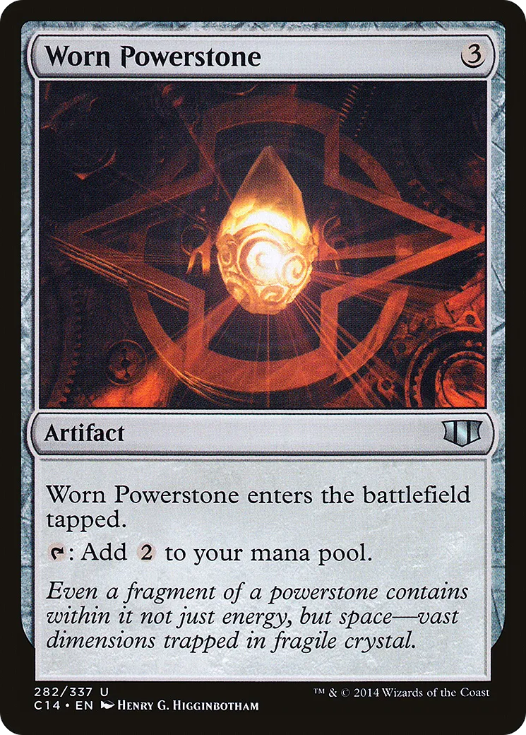 Worn Powerstone — Commander 2014 — Magic: The Gathering