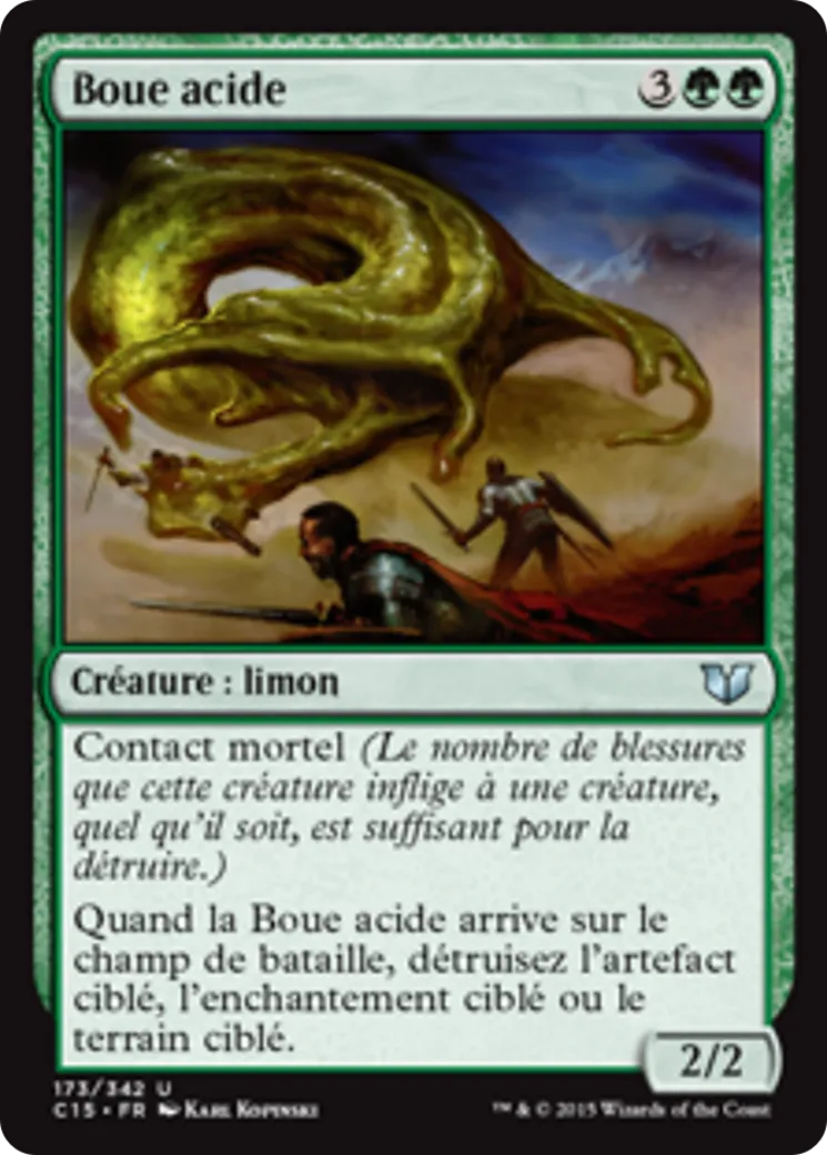 Boue acide — Commander 2015 — Magic: The Gathering