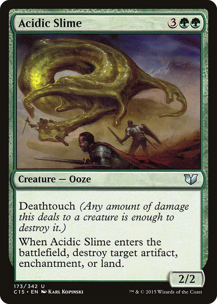 Boue acide — Commander 2015 — Magic: The Gathering