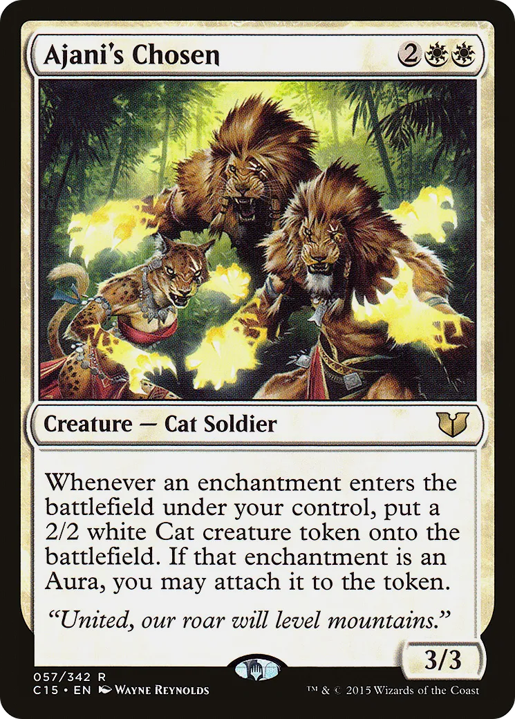 Ajani's Chosen — Commander 2015 — Magic: The Gathering