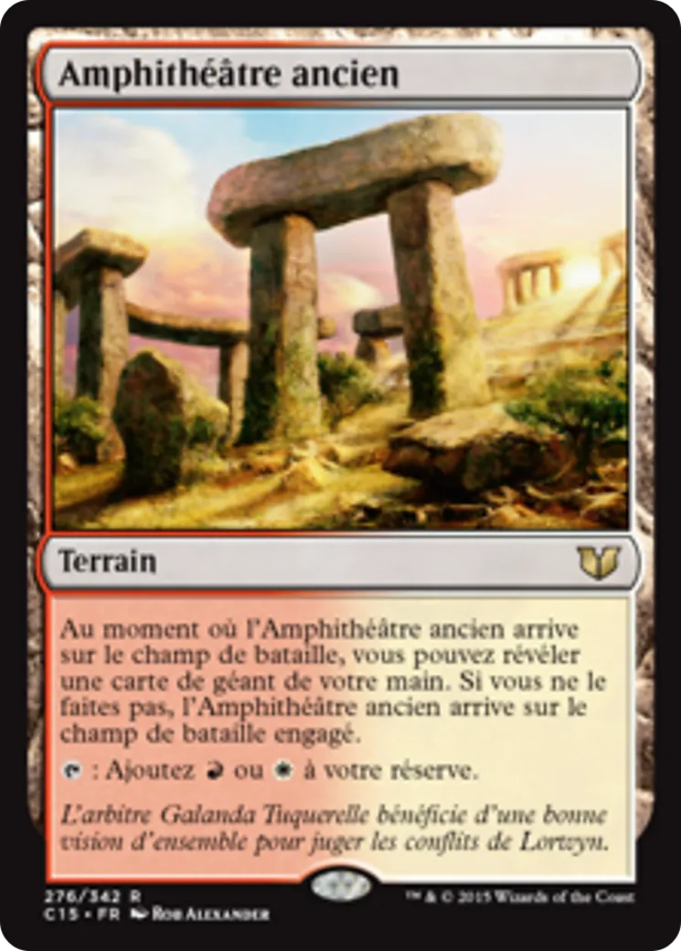 Amphithéâtre ancien — Commander 2015 — Magic: The Gathering