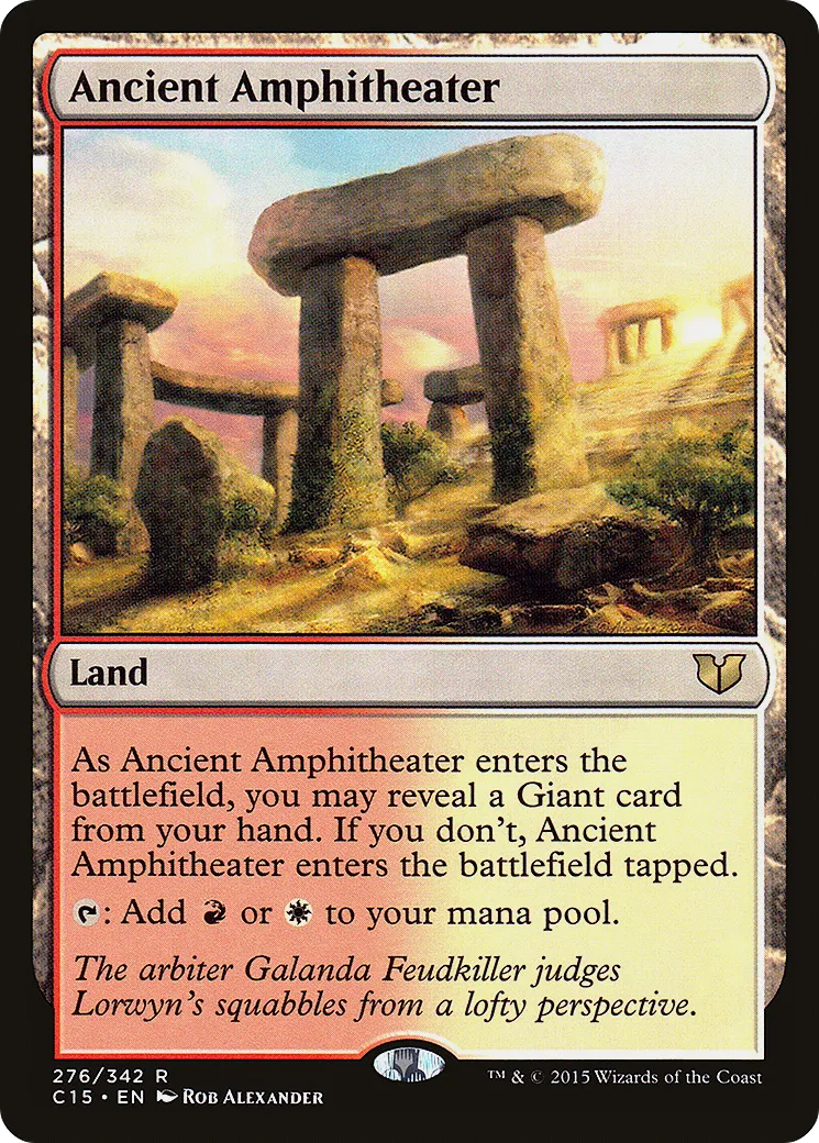 Amphithéâtre ancien — Commander 2015 — Magic: The Gathering