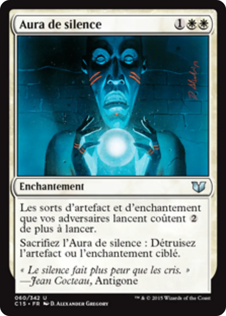Aura de silence — Commander 2015 — Magic: The Gathering