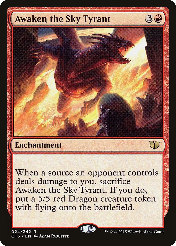 Éveil du tyran céleste — Commander 2015 — Magic: The Gathering
