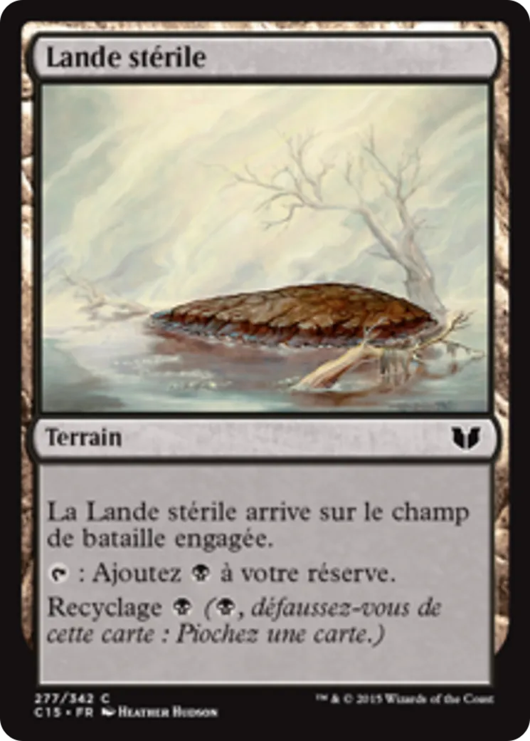 Lande stérile — Commander 2015 — Magic: The Gathering