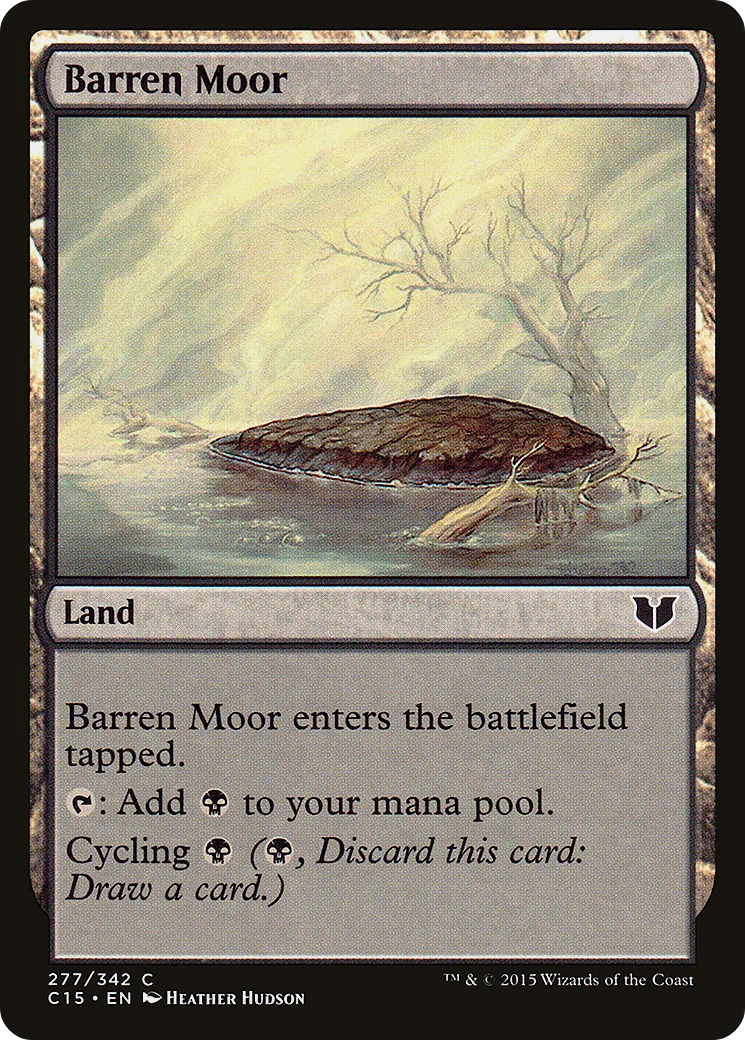 Barren Moor — Commander 2015 — Magic: The Gathering