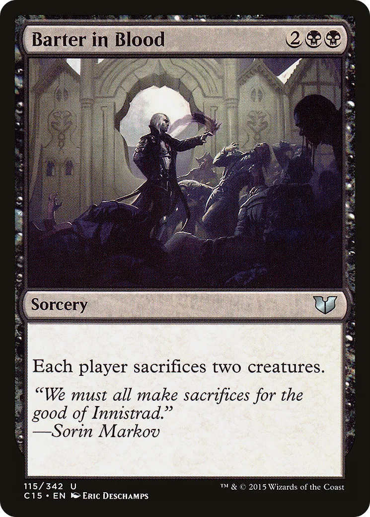 Barter in Blood — Commander 2015 — Magic: The Gathering