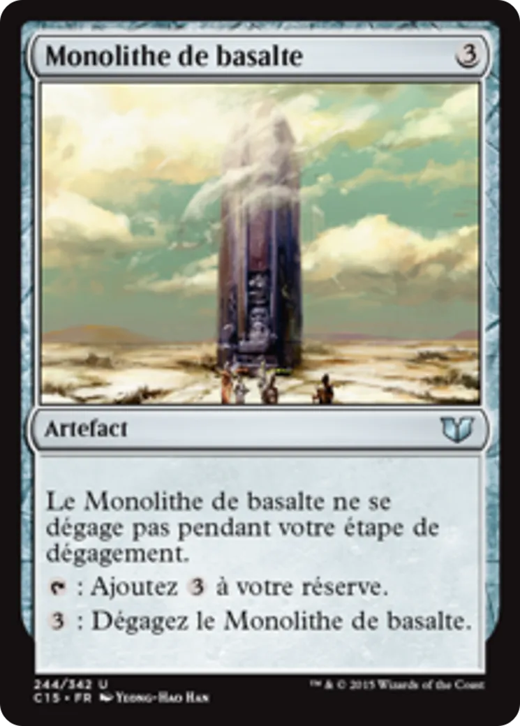 Monolithe de basalte from Commander 2015 - Magic: The Gathering