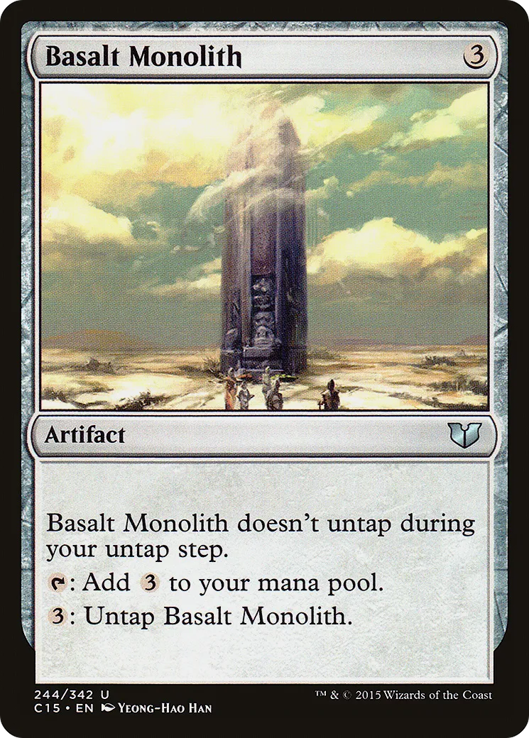 Basalt Monolith — Commander 2015 — Magic: The Gathering
