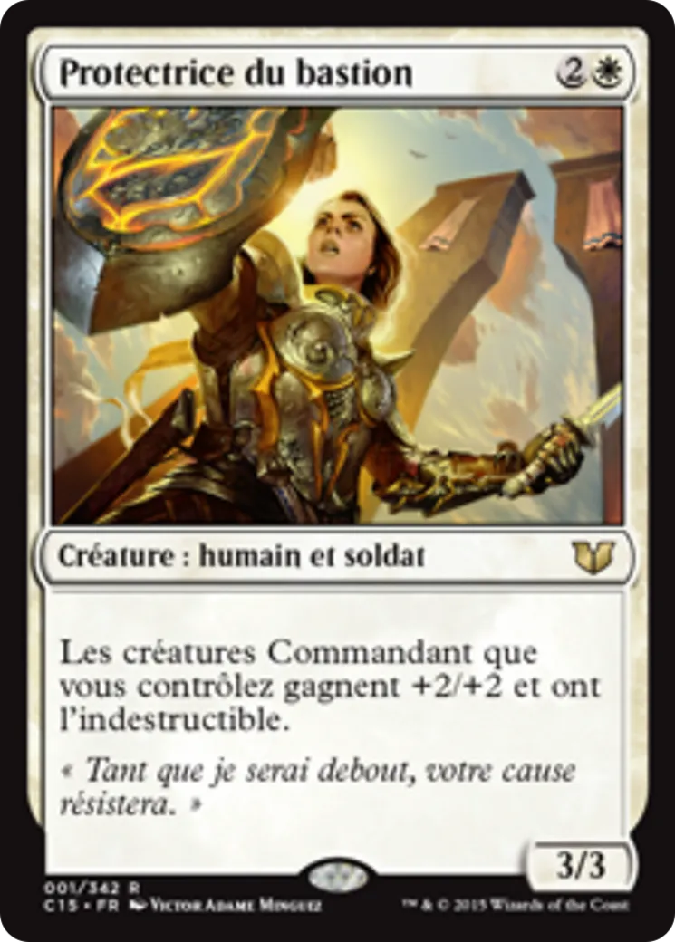 Protectrice du bastion — Commander 2015 — Magic: The Gathering