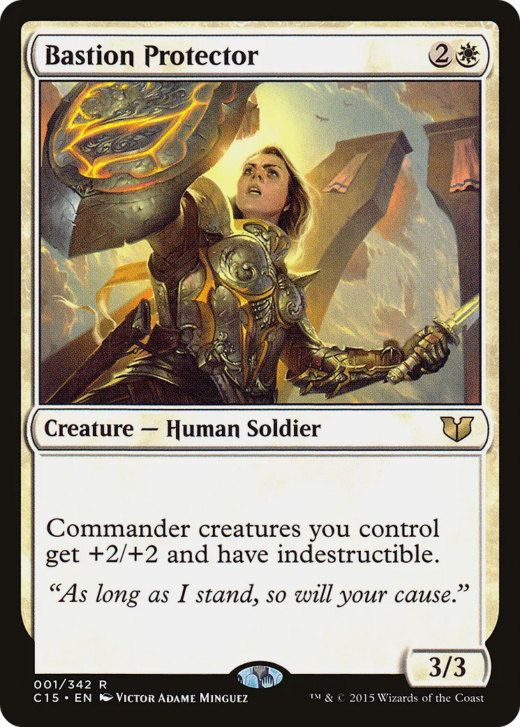 Bastion Protector from Commander 2015 - Magic: The Gathering