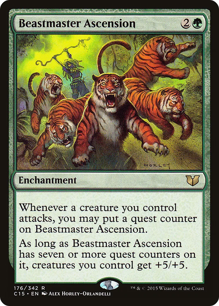 Beastmaster Ascension — Commander 2015 — Magic: The Gathering