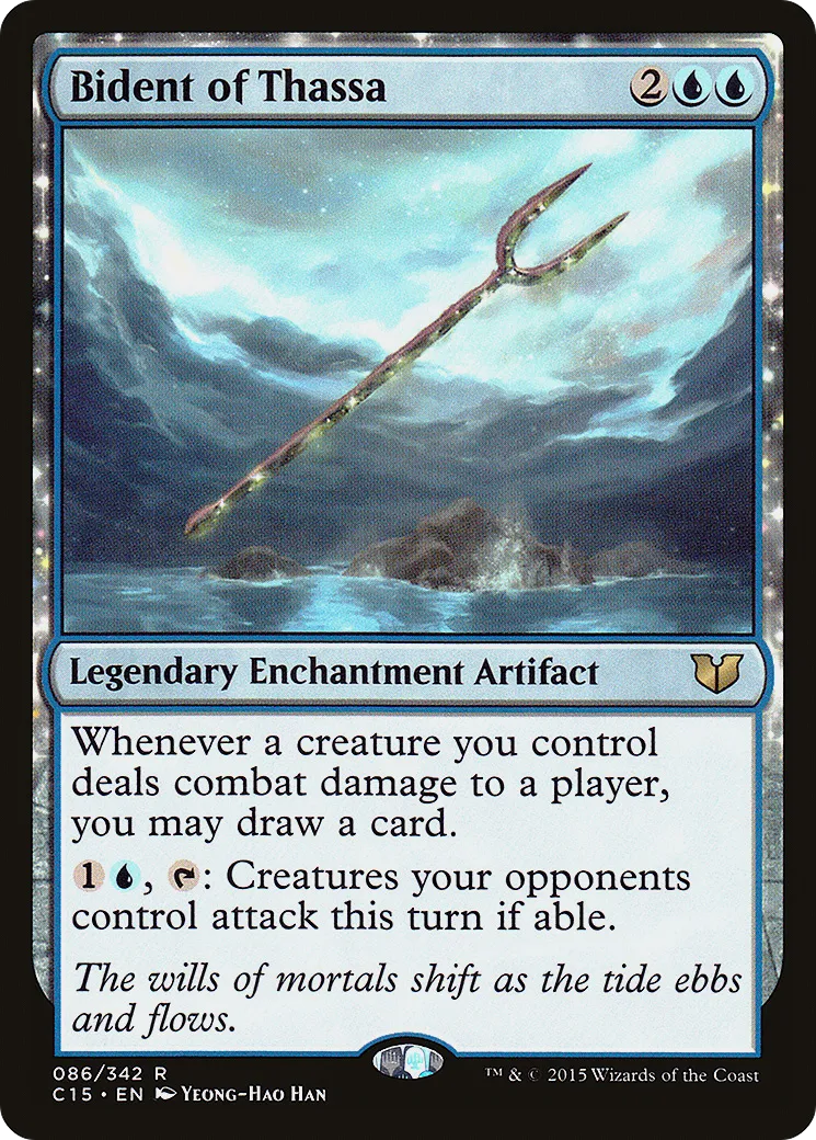 Bident of Thassa — Commander 2015 — Magic: The Gathering