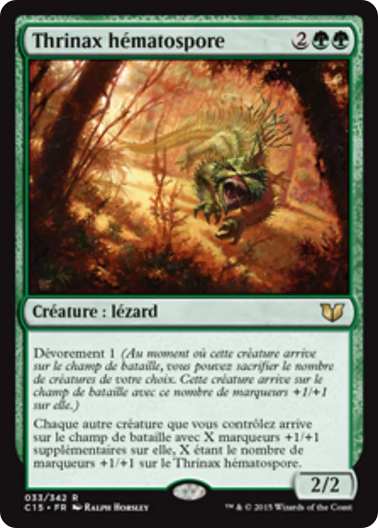 Thrinax hématospore — Commander 2015 — Magic: The Gathering