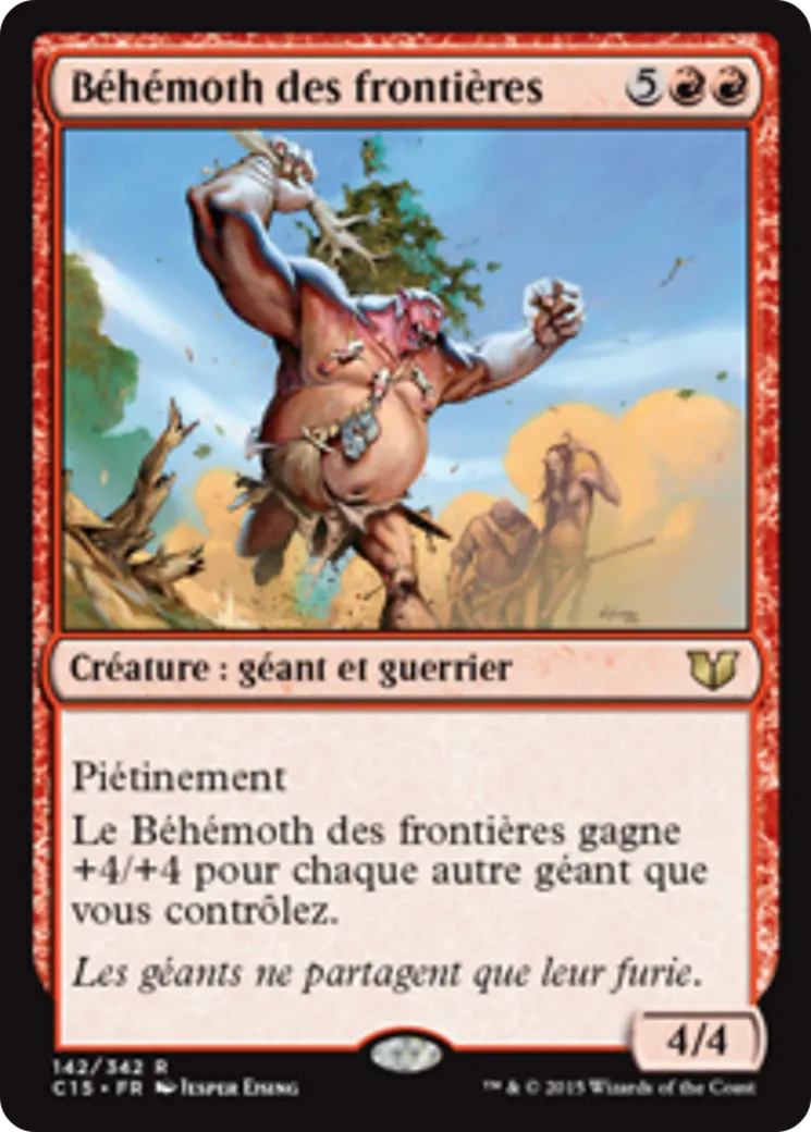 Béhémoth des frontières — Commander 2015 — Magic: The Gathering