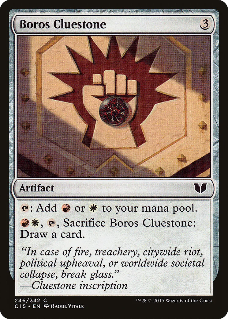 Boros Cluestone — Commander 2015 — Magic: The Gathering