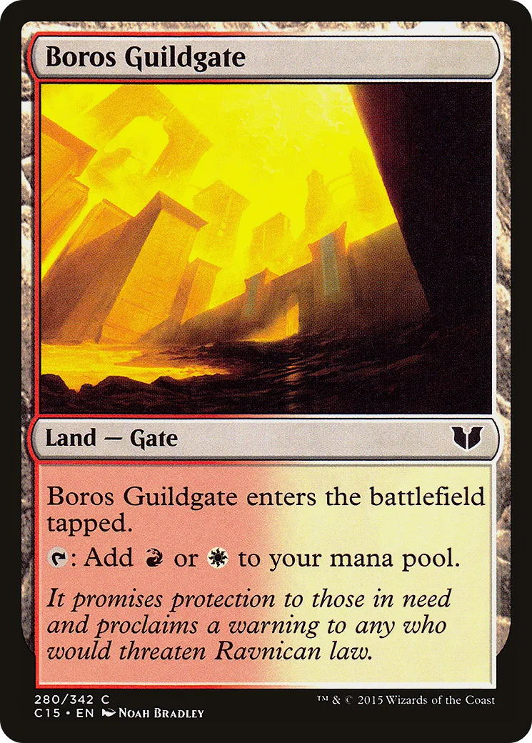 Boros Guildgate — Commander 2015 — Magic: The Gathering