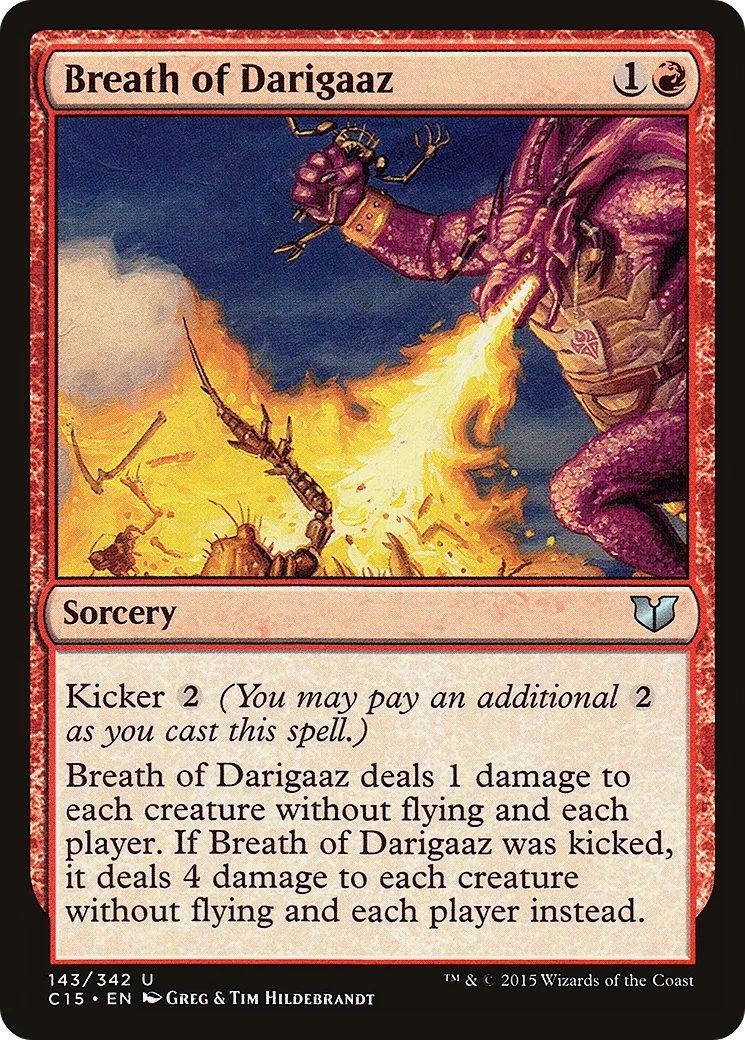 Breath of Darigaaz — Commander 2015 — Magic: The Gathering