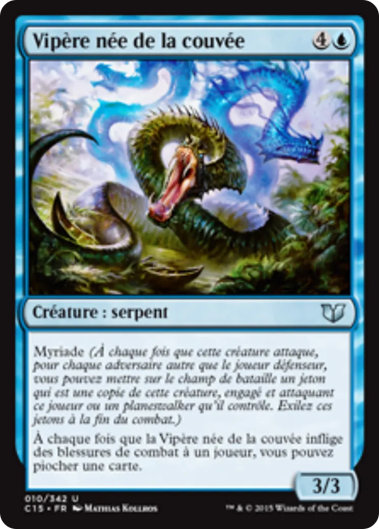 Vipère née de la couvée from Commander 2015 - Magic: The Gathering