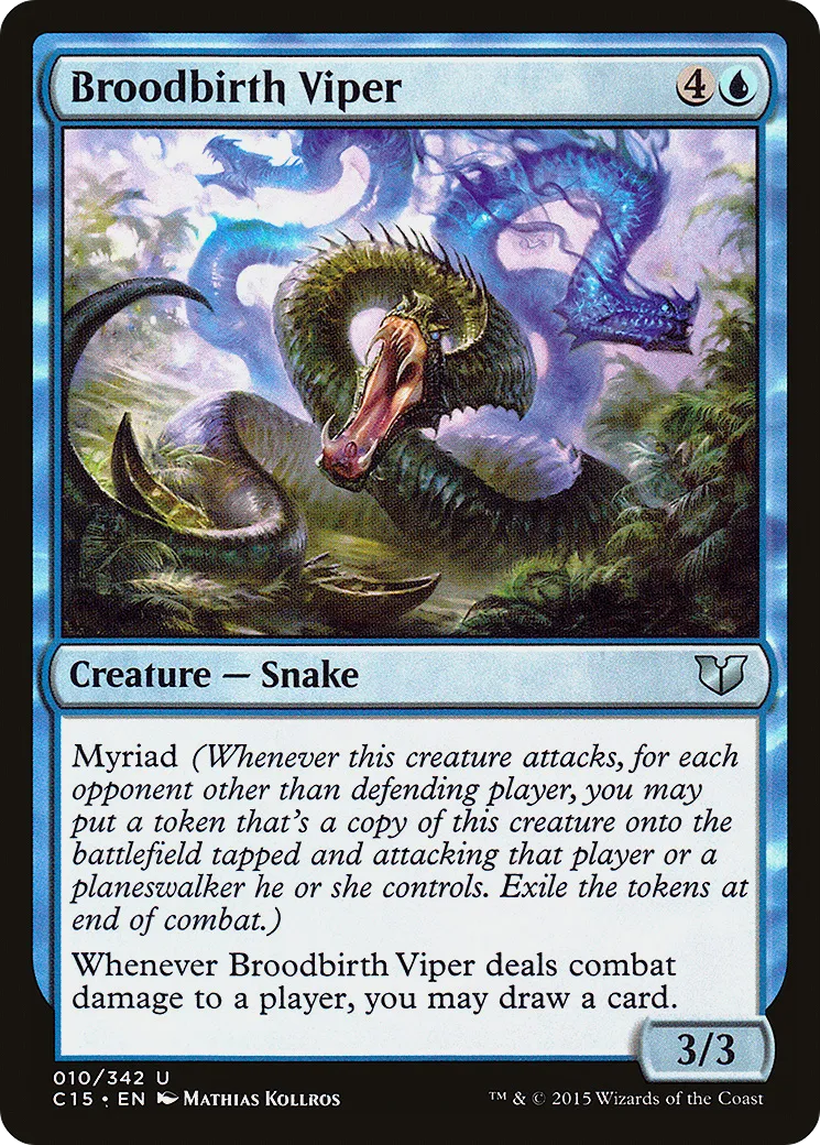 Broodbirth Viper — Commander 2015 — Magic: The Gathering
