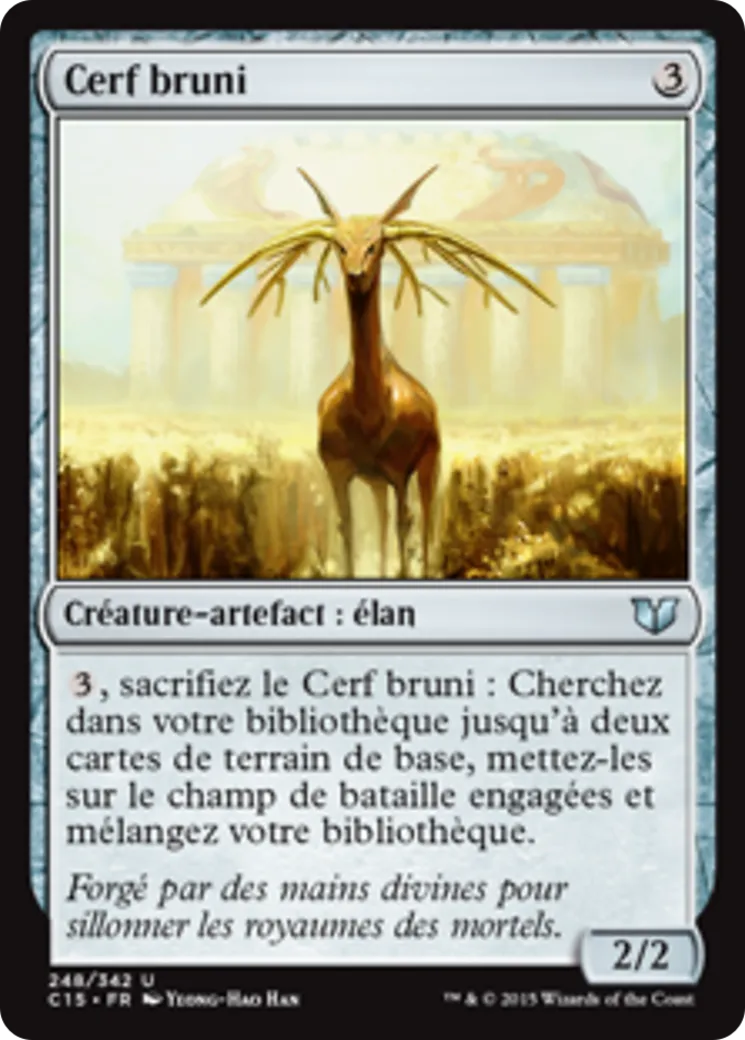 Cerf bruni — Commander 2015 — Magic: The Gathering