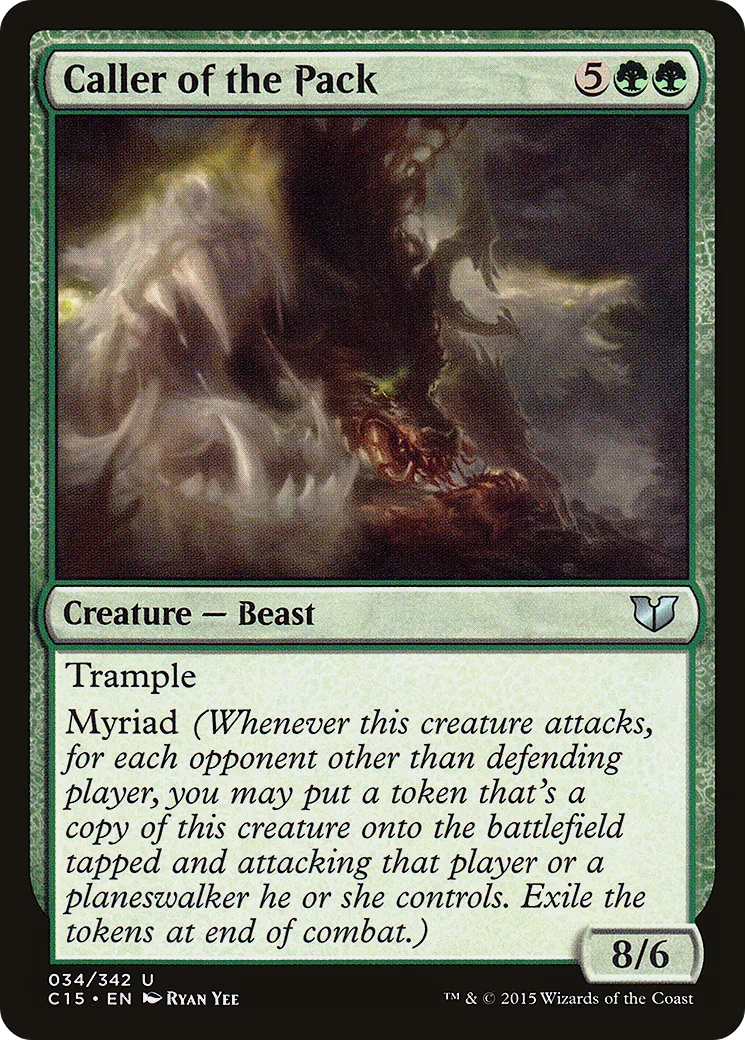 Caller of the Pack — Commander 2015 — Magic: The Gathering
