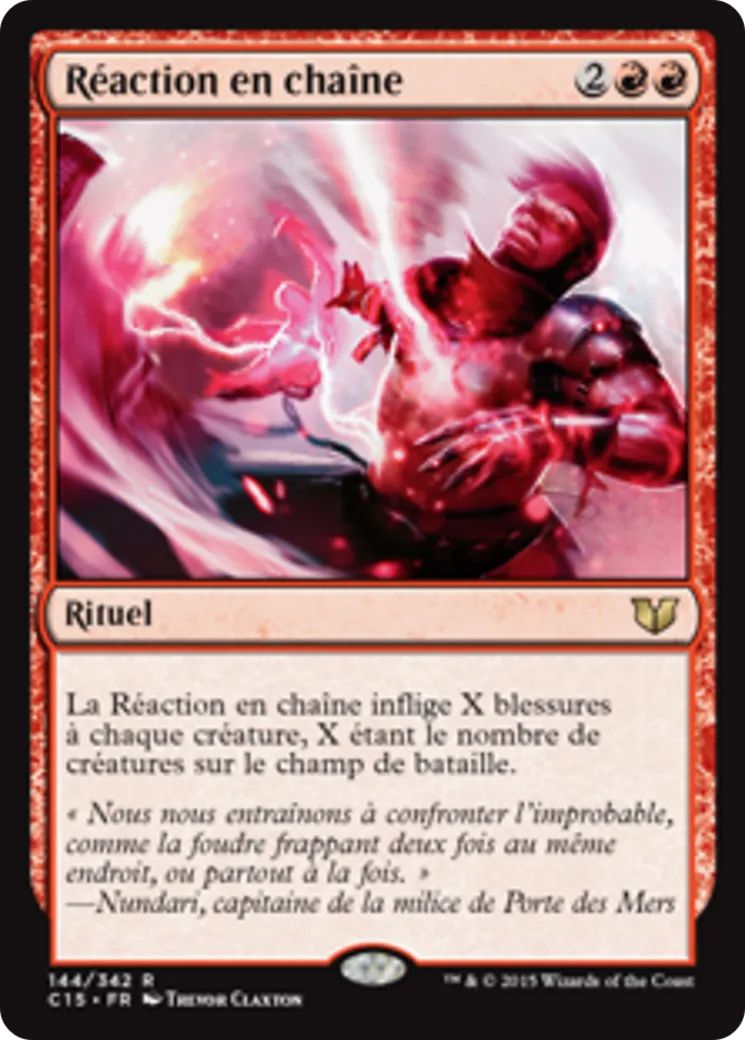 Réaction en chaîne — Commander 2015 — Magic: The Gathering