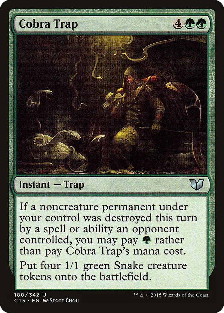 Cobra Trap — Commander 2015 — Magic: The Gathering