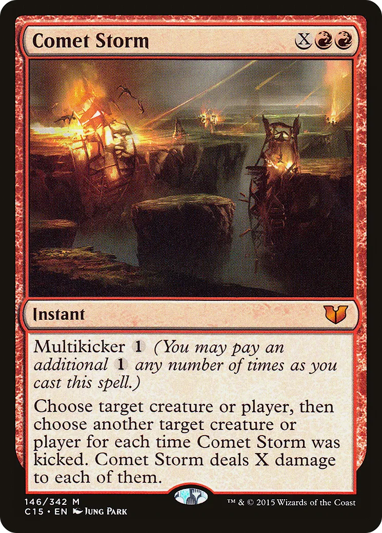 Comet Storm from Commander 2015 - Magic: The Gathering