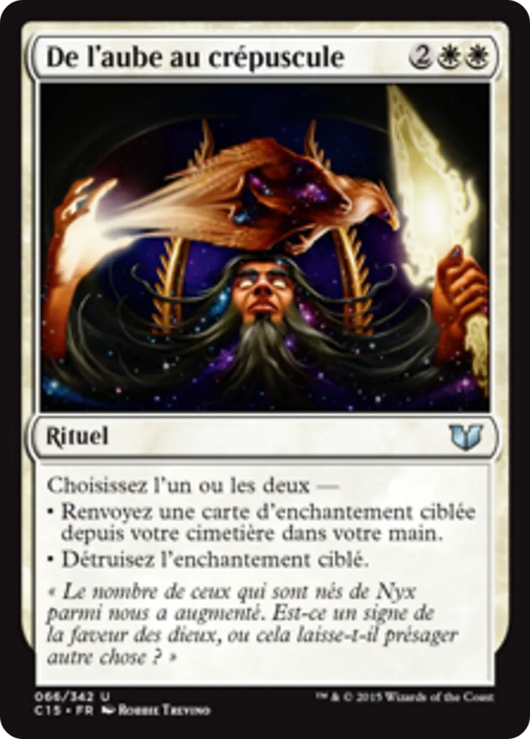 De l'aube au crépuscule — Commander 2015 — Magic: The Gathering