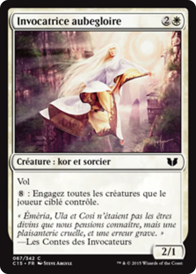 Invocatrice aubegloire — Commander 2015 — Magic: The Gathering