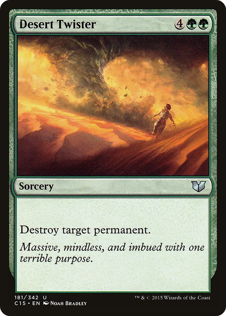 Desert Twister from Commander 2015 - Magic: The Gathering