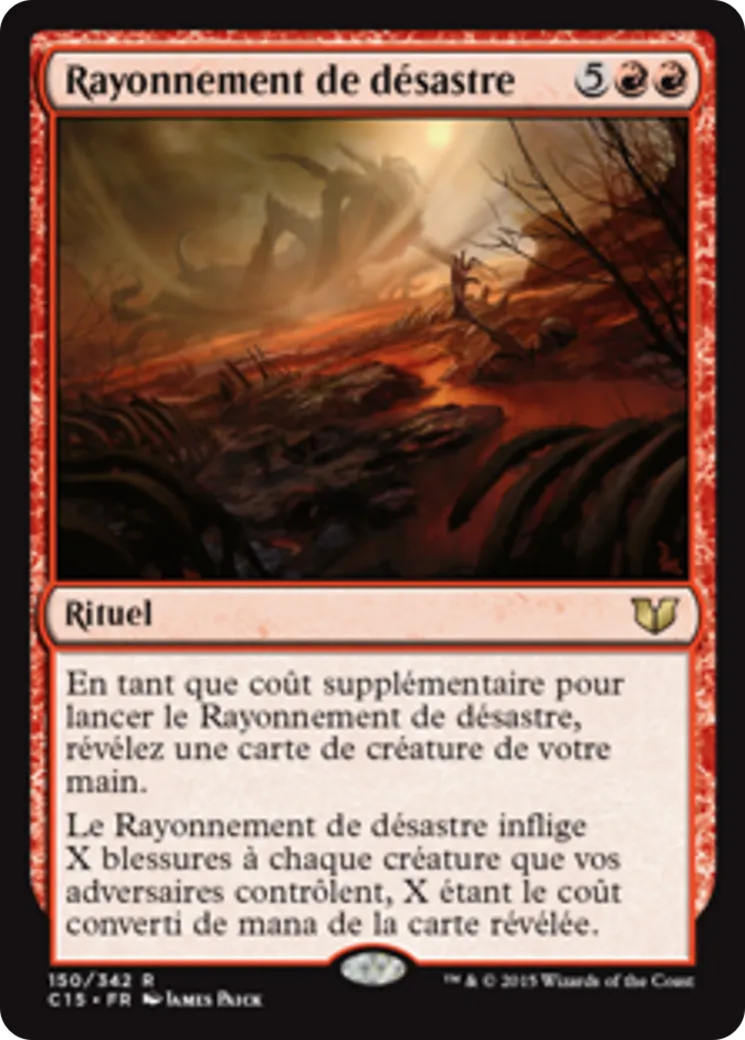 Rayonnement de désastre — Commander 2015 — Magic: The Gathering