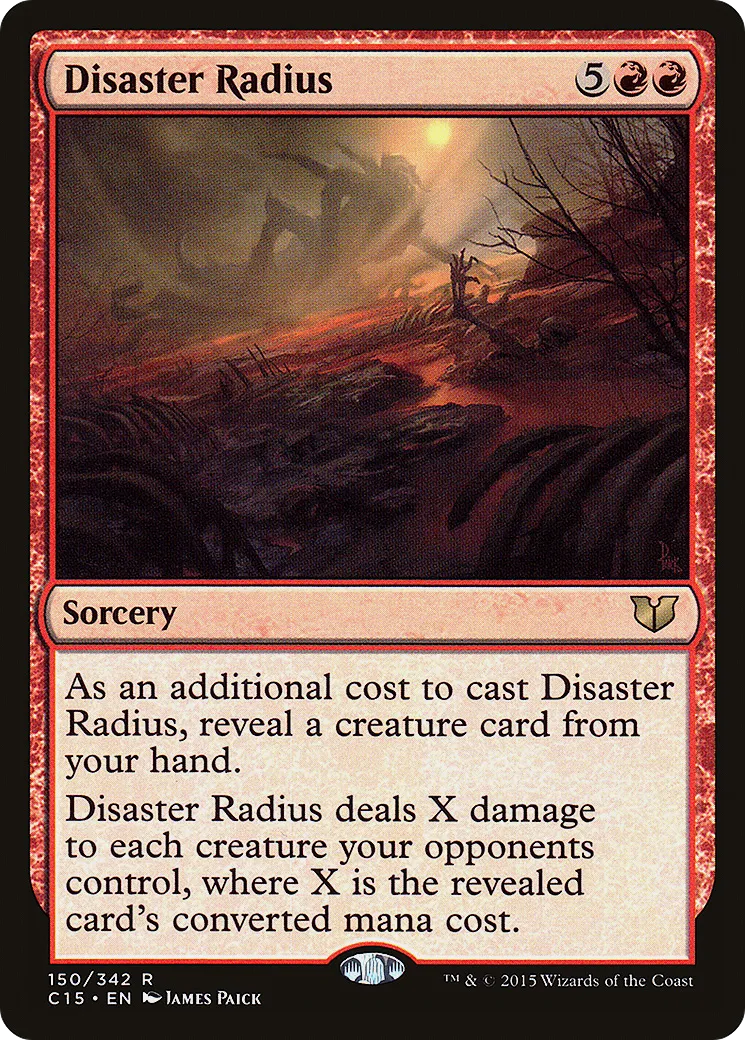 Disaster Radius — Commander 2015 — Magic: The Gathering