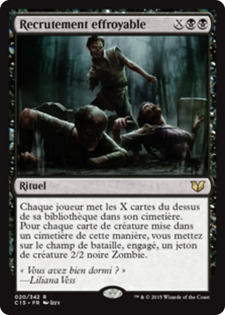 Recrutement effroyable — Commander 2015 — Magic: The Gathering