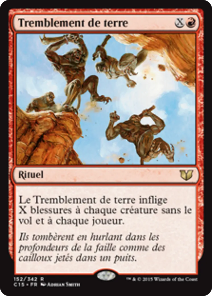 Tremblement de terre — Commander 2015 — Magic: The Gathering