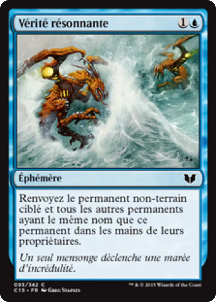 Vérité résonnante — Commander 2015 — Magic: The Gathering