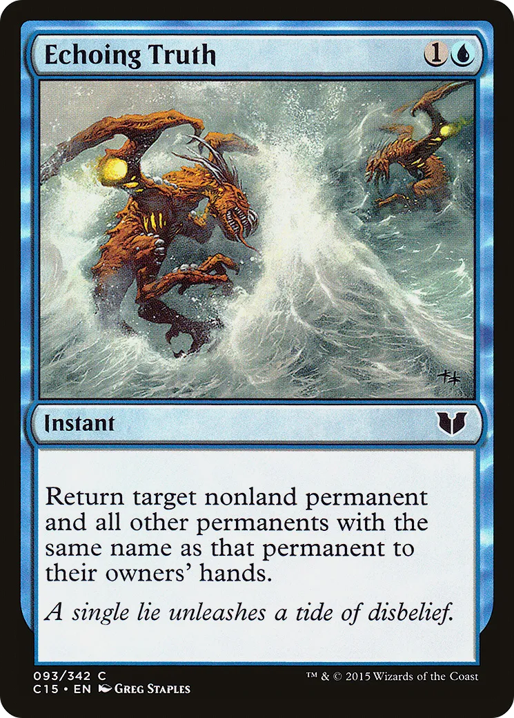 Vérité résonnante — Commander 2015 — Magic: The Gathering