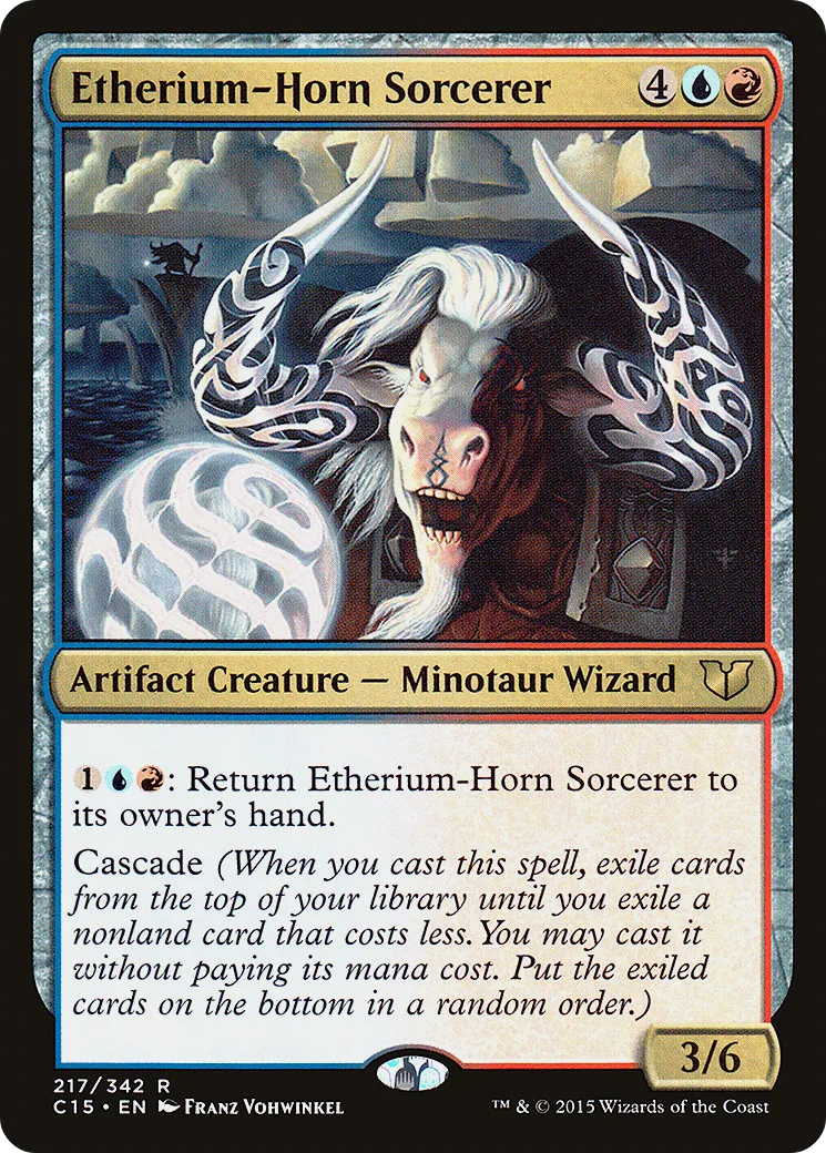 Sorcier à cornes d'étherium — Commander 2015 — Magic: The Gathering