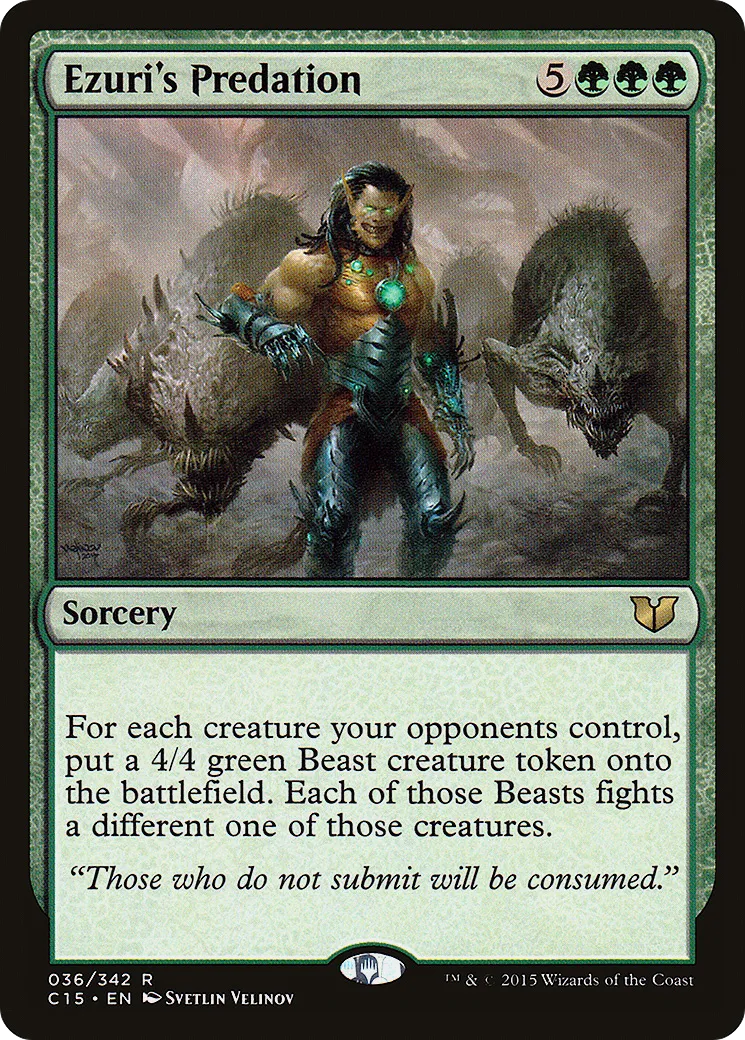 Ezuri's Predation — Commander 2015 — Magic: The Gathering