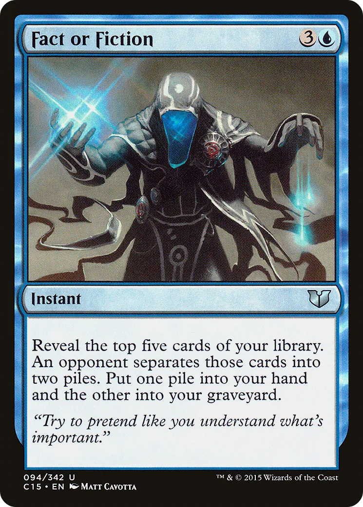 Fact or Fiction — Commander 2015 — Magic: The Gathering